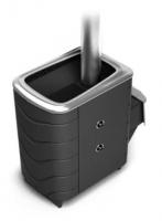 Печь для бани ТМФ Тунгуска 2011 Inox нерж.дверца т/обменник антрацит